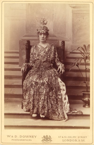 Sarah Bernhardt as the Empress Theodora in Sardou